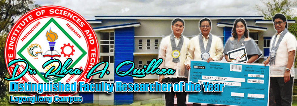 Best Researcher 2023 Lagangilang